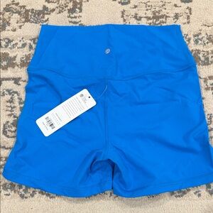 CRZ YOGA Bright Blue Women's Athletic Shorts